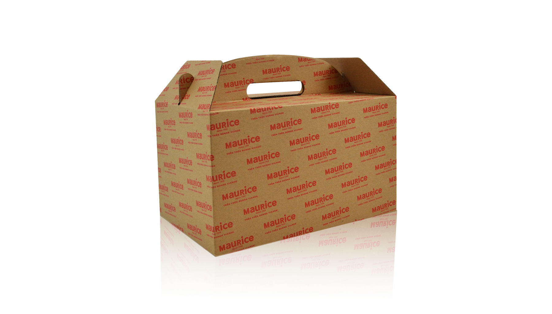 Lunch box carton personnalisée.